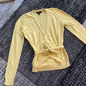 Ann Taylor Soft Yellow Knit Sweater